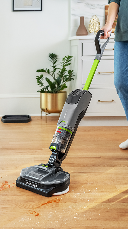SpinWave + Vac Pet Kablosuz Vakumlu Zemin Silme Makinesi