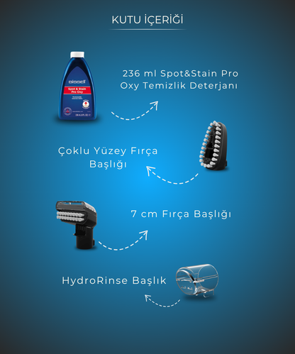 SpotClean HydroSteam Buharlı Halı Koltuk Yıkama ve Leke Çıkarma Makinesi