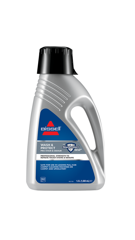Wash&Protect Halı Yıkama ve Leke Çıkarma Makinelerine Uygun Leke Çıkarıcı ve Koku Giderici Profesyonel Deterjan (1,5 L)