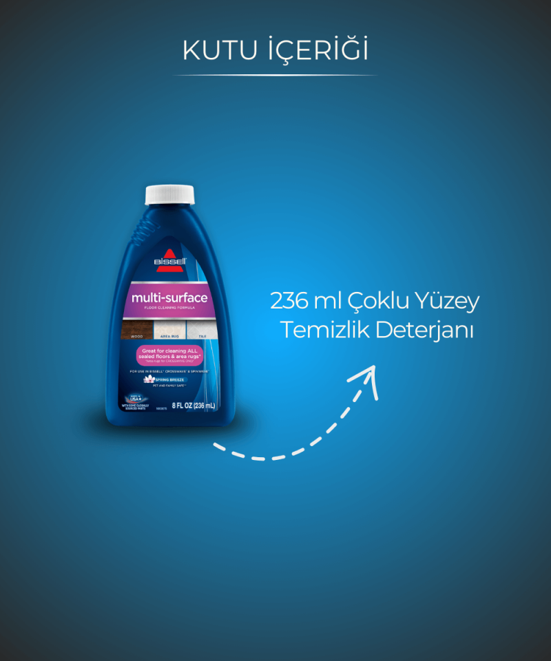 CrossWave Yüksek Vakumlu Süpürme ve Silme Makinesi