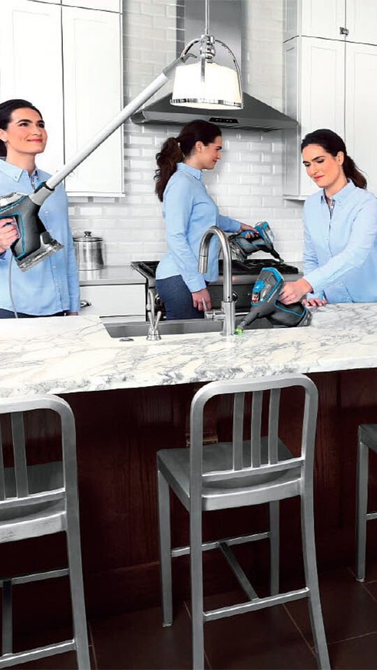 PowerFresh Slim Steam 3'ü 1 Arada Buharı Ayarlanabilir Buharlı Temizlik Makinesi