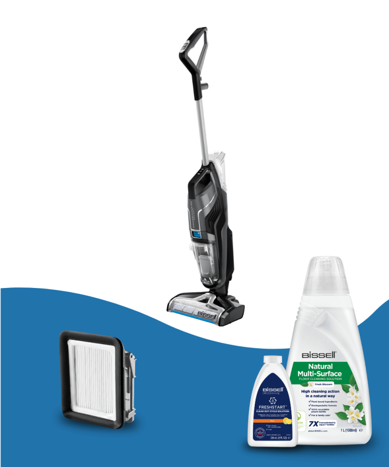 CrossWave C6 Cordless Select Yüksek Vakumlu Kablosuz Dikey Süpürme ve Silme Makinesi