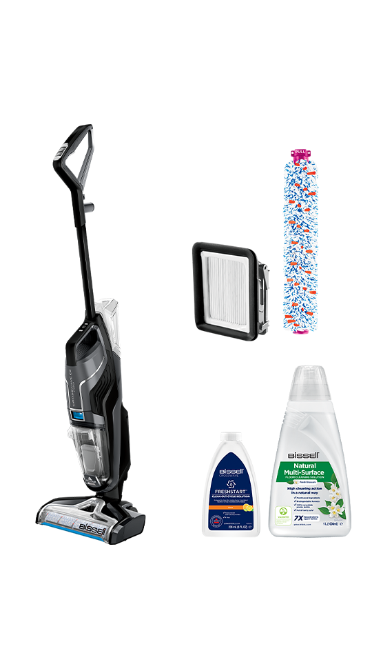 CrossWave C6 Cordless Pro Yüksek Vakumlu Kablosuz Dikey Süpürme ve Silme Makinesi