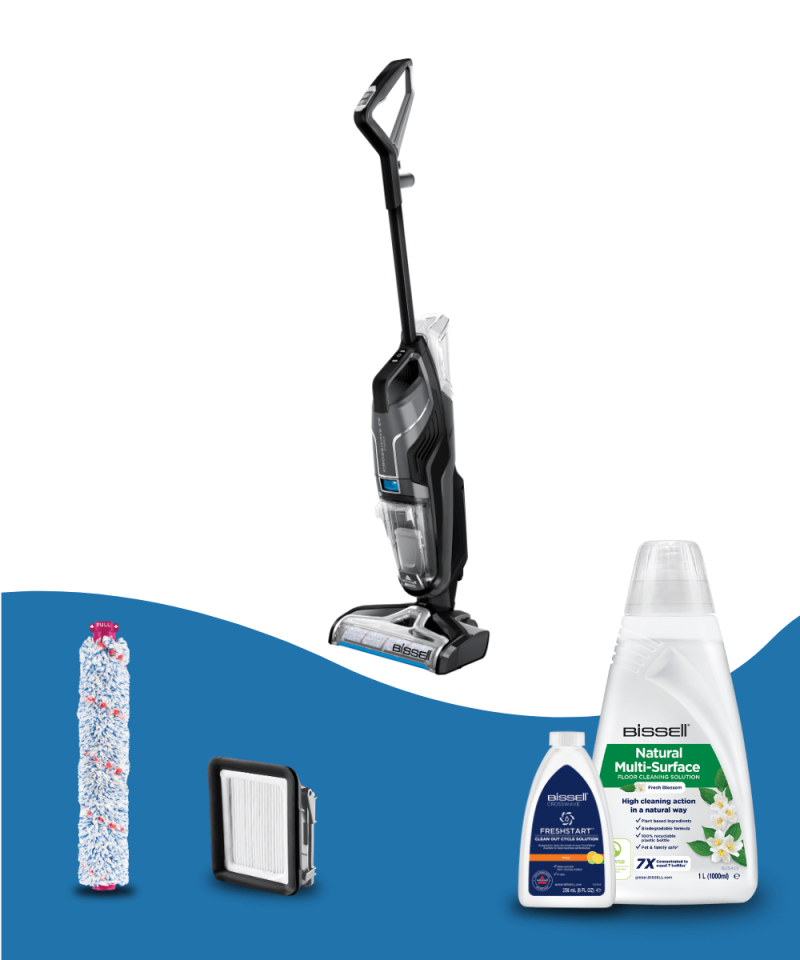 CrossWave C6 Cordless Pro Yüksek Vakumlu Kablosuz Dikey Süpürme ve Silme Makinesi