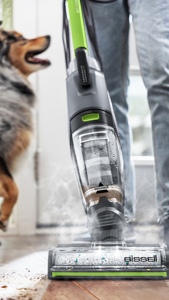 CrossWave HydroSteam Pet Buharlı Dikey Süpürme ve Silme Makinesi