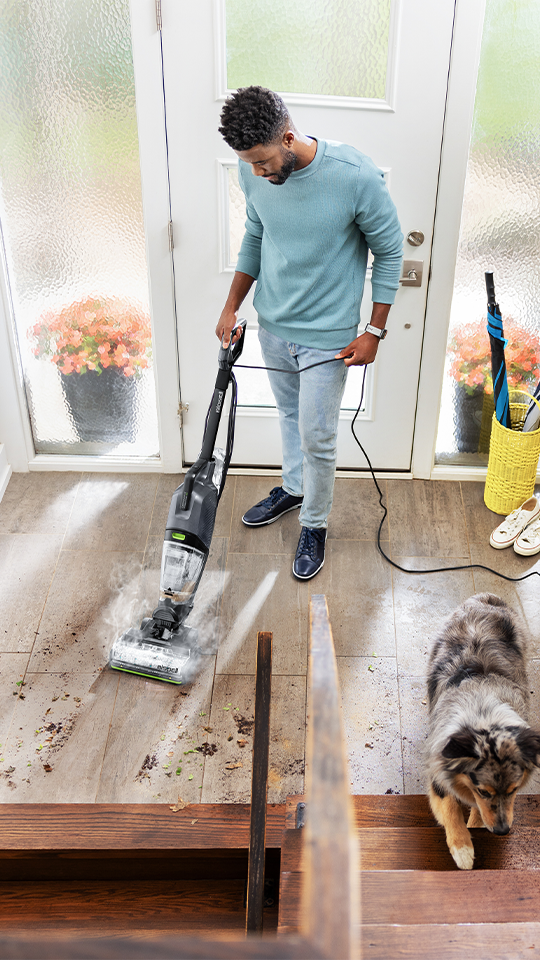 CrossWave HydroSteam Pet Pro Buharlı Dikey Süpürme ve Silme Makinesi