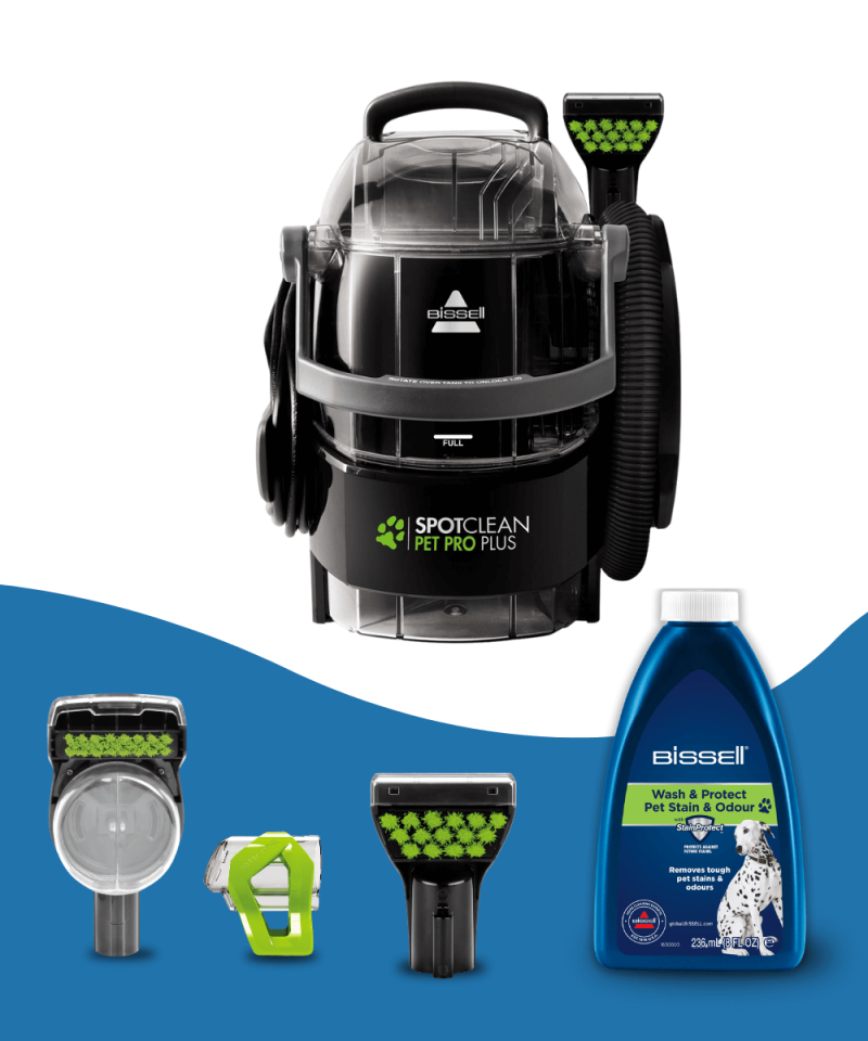 SpotClean Pet Pro Plus Evcil Hayvanlı Evlere Özel Halı – Koltuk Yıkama ve Leke Çıkarma Makinesi