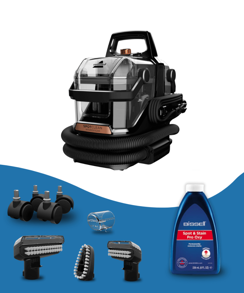 SpotClean HydroSteam Pro Buharlı Farklı Yüzeylerde Kullanıma Uygun Halı – Koltuk Yıkama ve Leke Çıkarma Makinesi