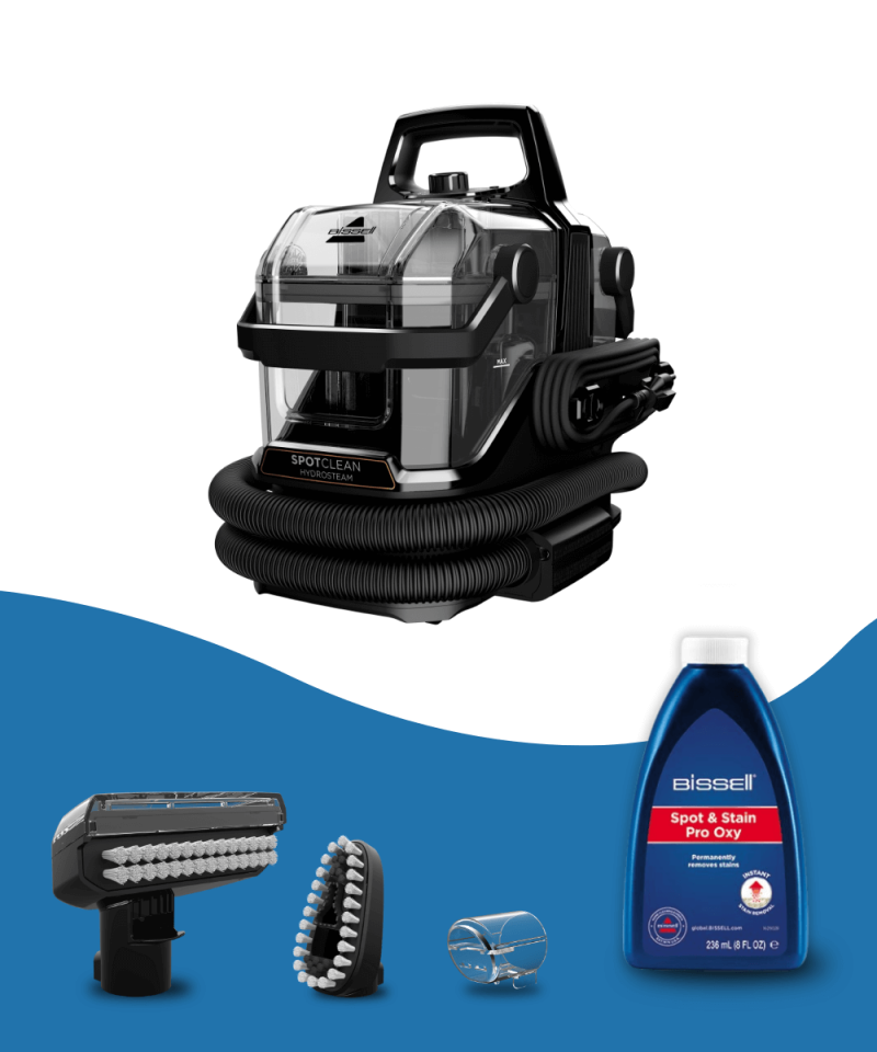 SpotClean HydroSteam Select Buharlı Farklı Yüzeylerde Kullanıma Uygun Halı – Koltuk Yıkama ve Leke Çıkarma Makinesi