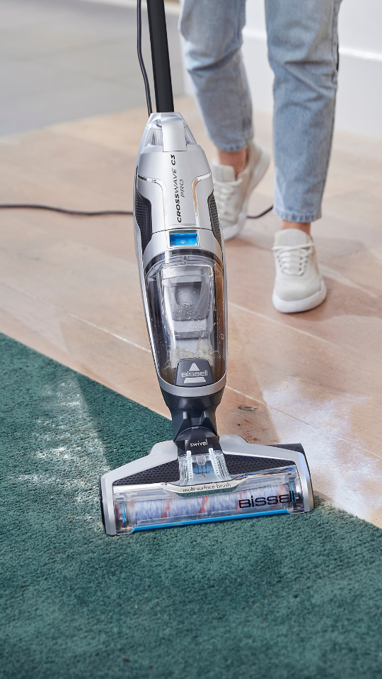 CrossWave C3 Pro 3’ü 1 Arada Islak & Kuru Süpürme ve Silme Makinesi