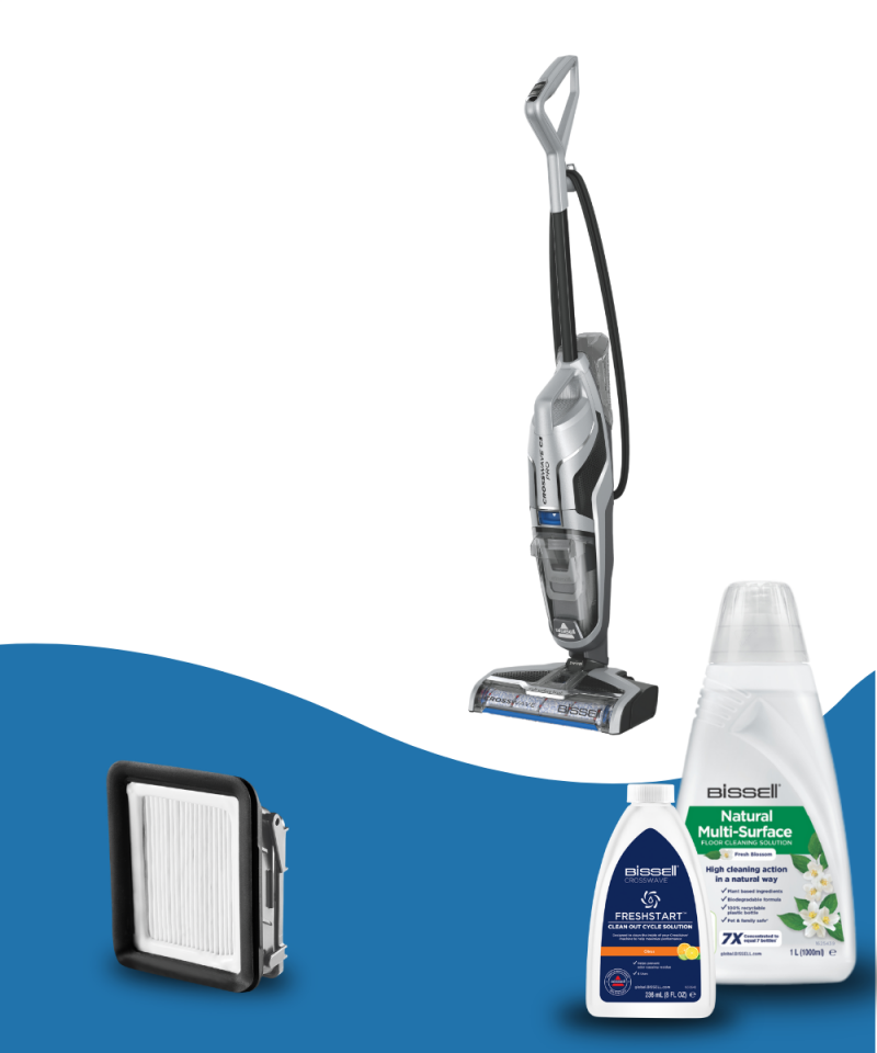 CrossWave C3 Pro 3’ü 1 Arada Islak & Kuru Süpürme ve Silme Makinesi