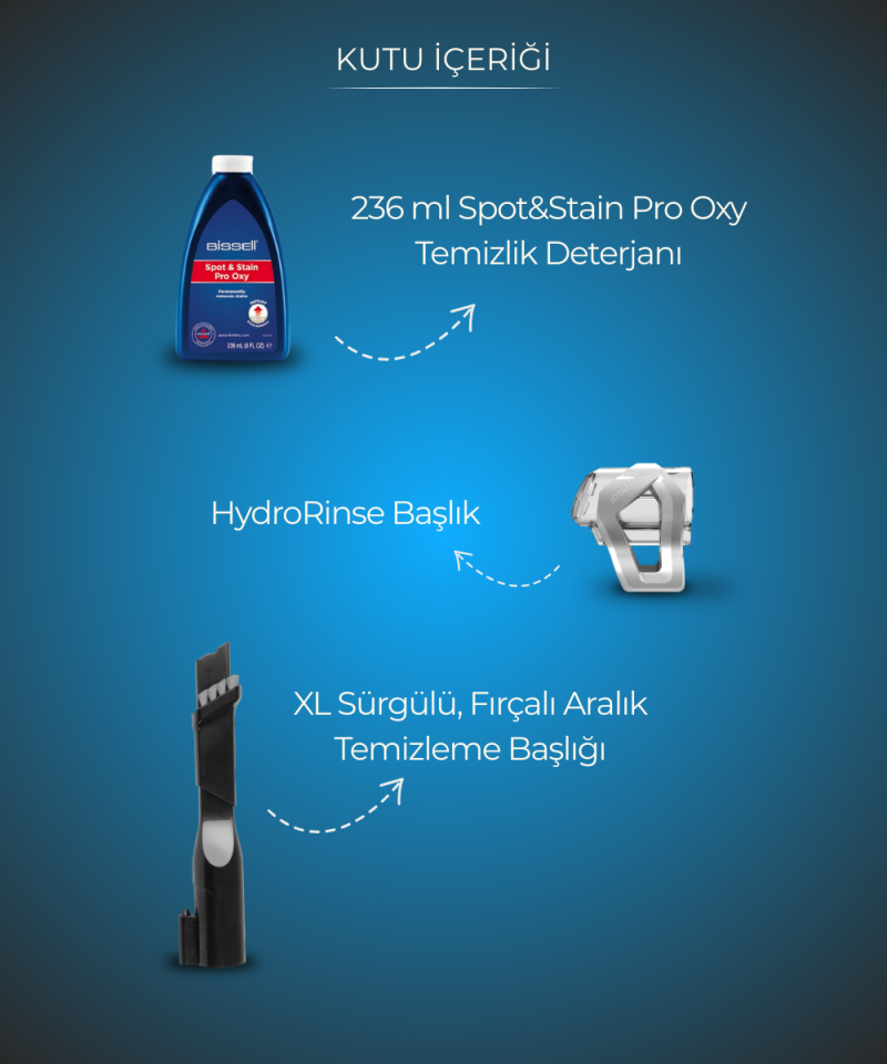 SpotClean Cordless - Kablosuz Koltuk Yıkama ve Leke Çıkarma Makinesi