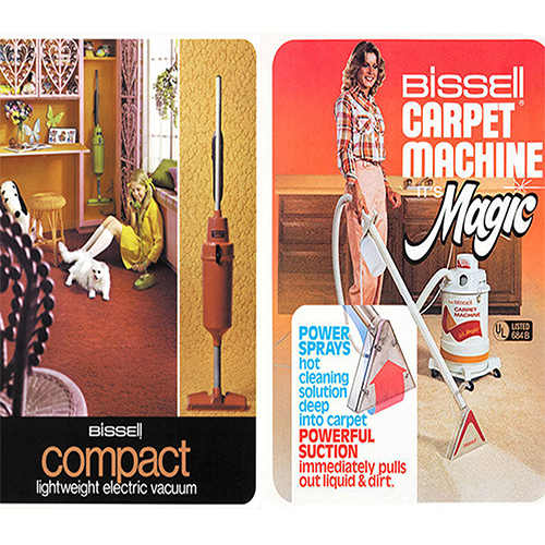 1970'ler - BISSELL hafif dikey süpürge üretimine başladı.